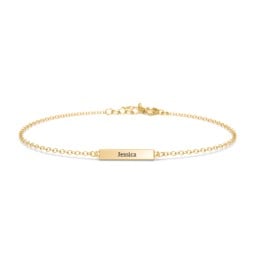 Engravable Thin Bar Bracelet