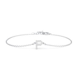 Pavé Initial Bracelet - P