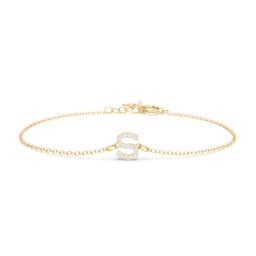 Pavé Initial Bracelet - S