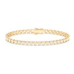 Heart Cubic Zirconia Tennis Bracelet