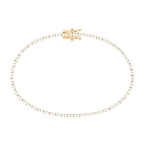 Lab Grown Diamond Tennis Bracelet (1 ct. tw.) – 10K Yellow Gold