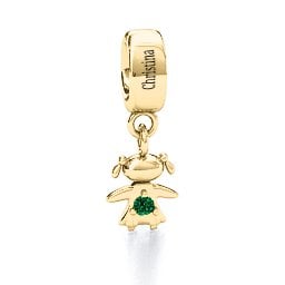 Happy Girl Bracelet Charm