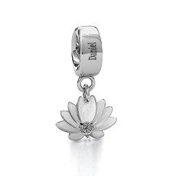 Splendid Lotus Flower Bracelet Charm