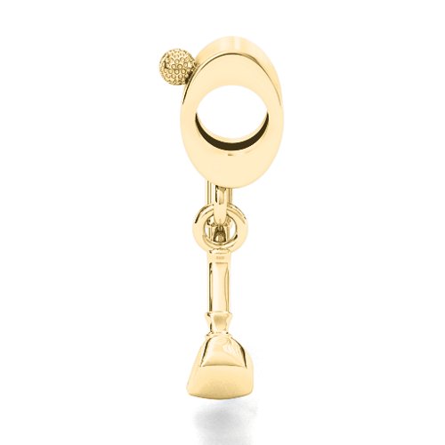 Hole-in-One Golf Bracelet Charm – 10K Yellow Gold