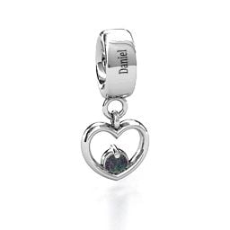 Heart Nest Bracelet Charm