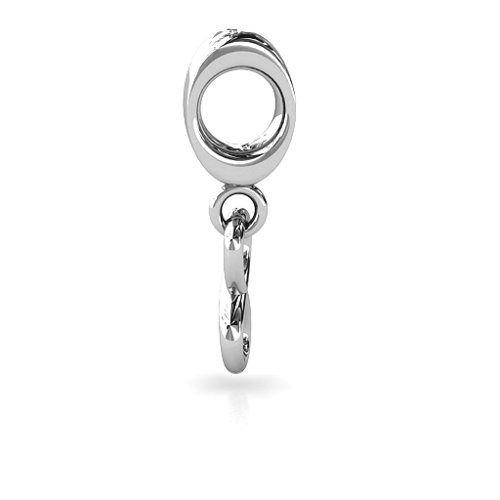 Classic Infinity Bracelet Charm – Sterling Silver