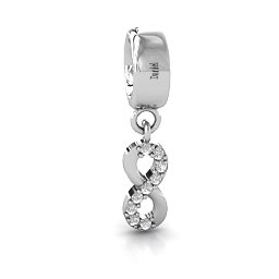 Infinity Bracelet Charm with Stones