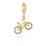 Bicycle Bracelet Charm – 10K Yellow Gold