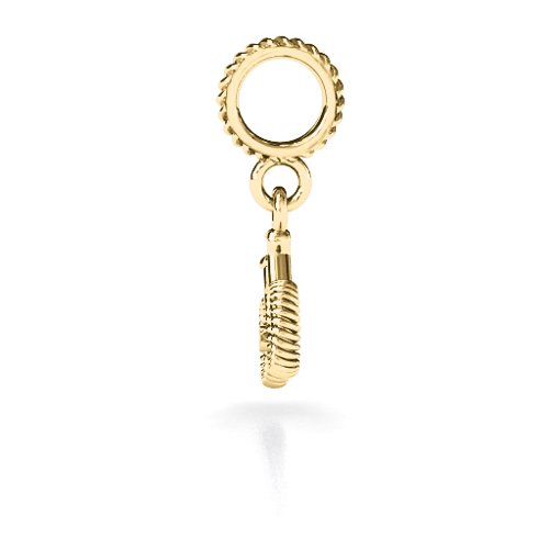 Bicycle Bracelet Charm – 10K Yellow Gold