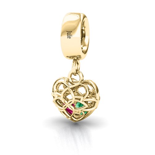 Beautiful Blossom Caged Bracelet Charm