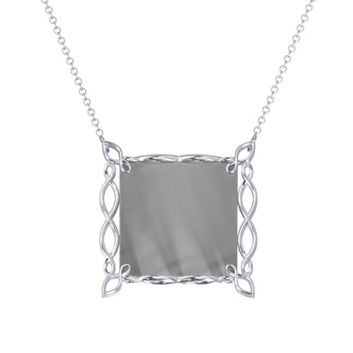 Square Infinity Photo Frame Necklace