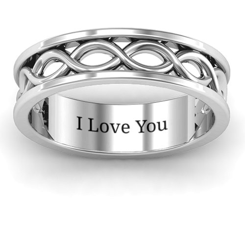 Women's Diadem Infinity Ring – Sterling Silver