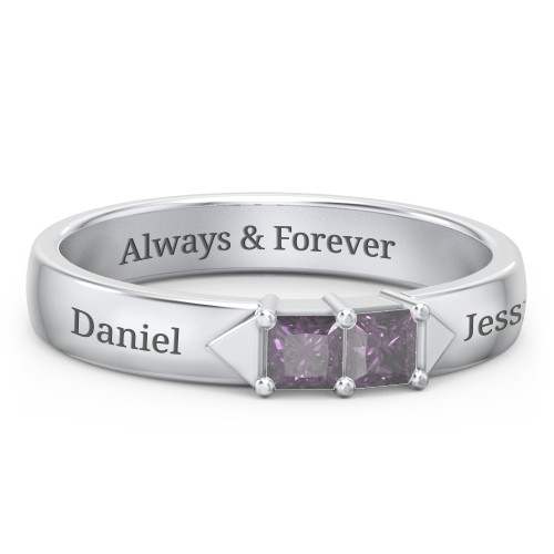 Timeless Romance Ring – Sterling Silver with Alexandrite