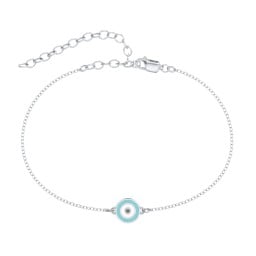 Round Evil Eye Anklet