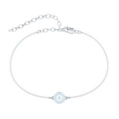Round Evil Eye Anklet