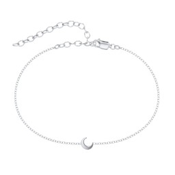 Moon Anklet in 925 Sterling Silver
