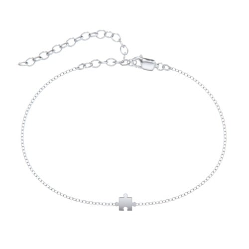 Jigsaw Puzzle Piece Anklet