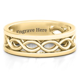 Men's Diadem Infinity Ring