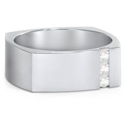 Men's Cache Square-shaped Gemstone Ring