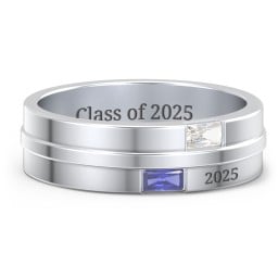 Men's Double Baguette Ring