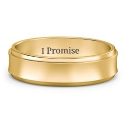 Men's Menelaus Bevelled Concave Ring