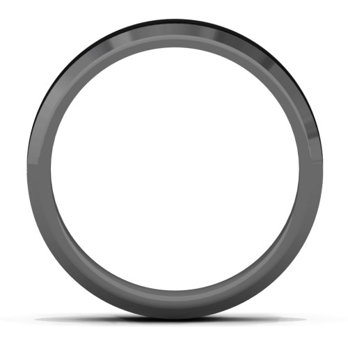 Men's Nightfall Ceramic 8mm Ring with Carbon Fiber Inlay – Ceramic