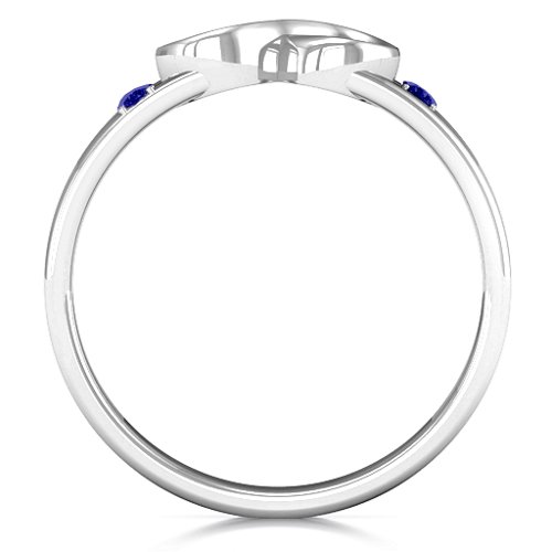 Men's Accented Infinity Ring