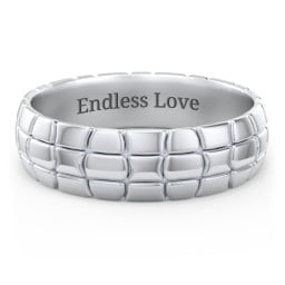 Men's Tortoise Shell Wide Band Ring