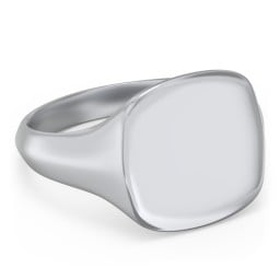 Men’s Cushion Shaped Signet Ring