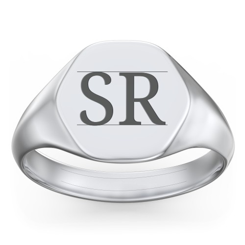 Men’s Hexagon Signet Ring