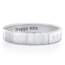 "Love" Morse Code Men’s Ring with Accents