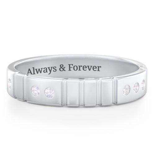 "Love" Morse Code Men’s Ring with Accents
