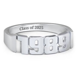 Men's Personalised Year Ring