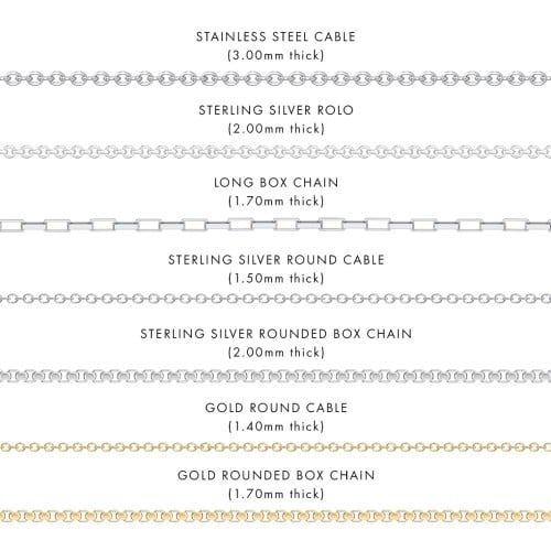 Men's Classic Engravable Cross Necklace