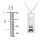 Men's Engravable PAPA BEAR Long Tag Necklace – Sterling Silver