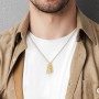 Men's Personalised Vertical 2 Name Necklace