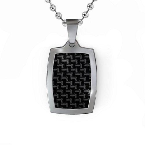 Houndstooth Dog Tag Necklace