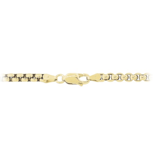 Men’s 22" 14K Gold Thick Rounded Box Chain Necklace – 14K Yellow Gold