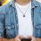 Men's Engravable North Star Disc Necklace with Gemstone – 10K Yellow Gold with Diamond