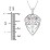 Men's Celtic Shield Necklace with Baguette Gemstones – Sterling Silver with Peridot