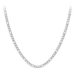 Men's 22" Figaro Chain Necklace in Stainless Steel - 5mm
