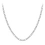 Men's 22" Figaro Chain Necklace in Stainless Steel - 5mm