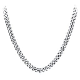 Men's 22" Cuban Chain Necklace in Stainless Steel - 10mm