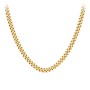 Men's 20" Cuban Chain Necklace in Yellow Stainless Steel - 8mm