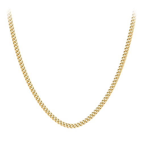 Men's 22" Cuban Chain Necklace in Yellow Stainless Steel - 5mm – Stainless Steel