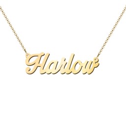 Personalised Name Necklace in 18K Gold Plated Silver