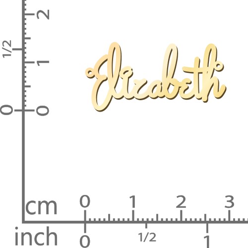 Personalised Name Necklace – 18K Gold Plated Silver