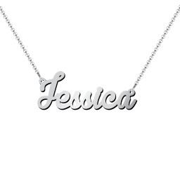 Personalised Name Necklace in 925 Sterling Silver