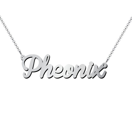 Personalised Name Necklace – Sterling Silver