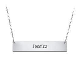 Classic Name Bar Pendant